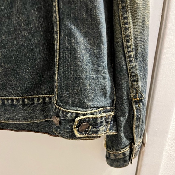 Levi’s Strauss authentic denim jean jacket mens XL dark medium wash - Picture 11 of 15